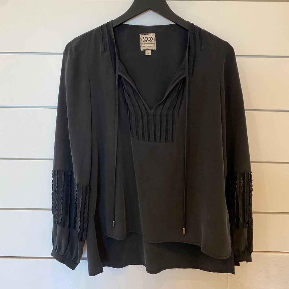 Brand new go silk matte silk blouse
